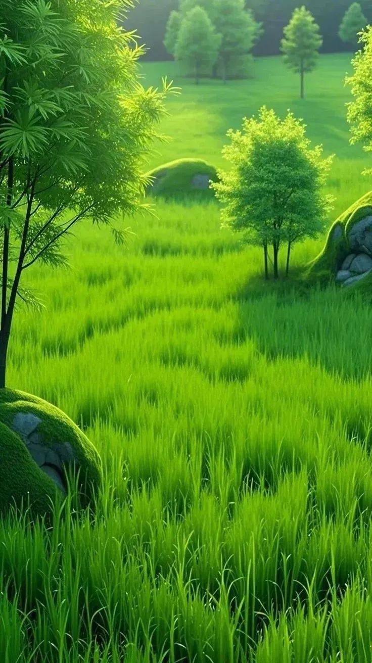 满眼的绿:送你护眼屏保