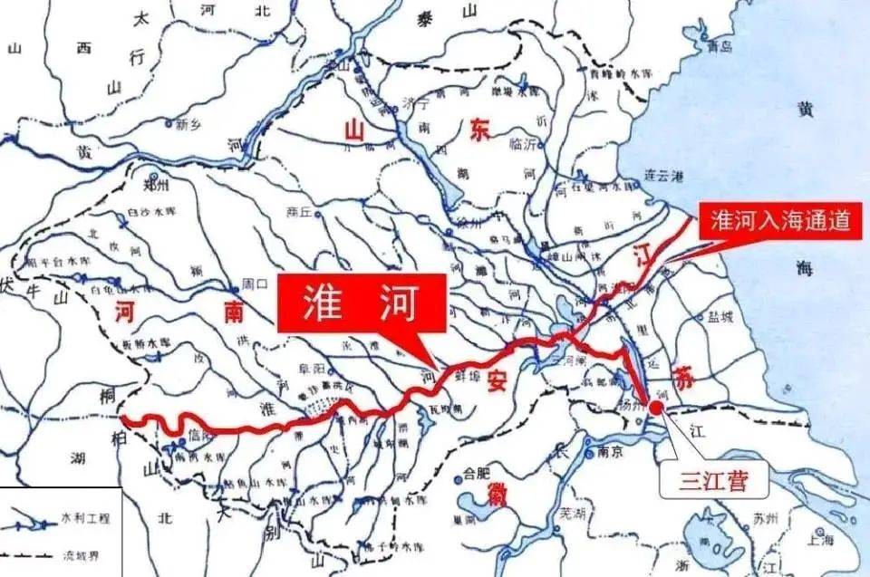 复杂无比的淮河水系