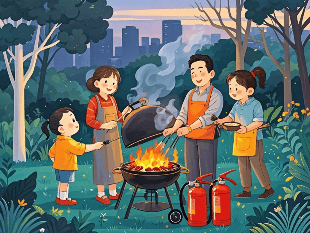 春游踏青赏花忙,防火安全记心间!