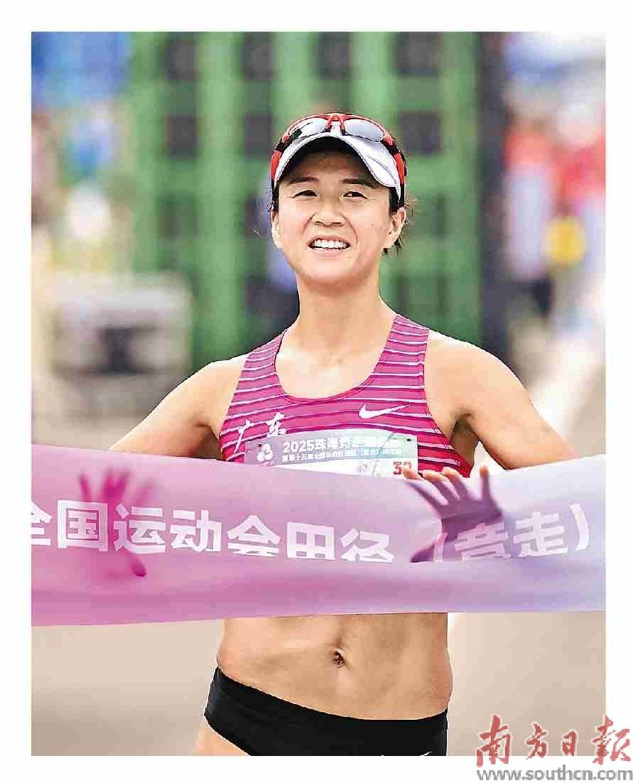 奥运冠军刘虹尝鲜 十五运“黄金赛道”_竞走_比赛_全运会