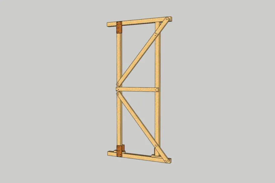 地震救援木支撑技术