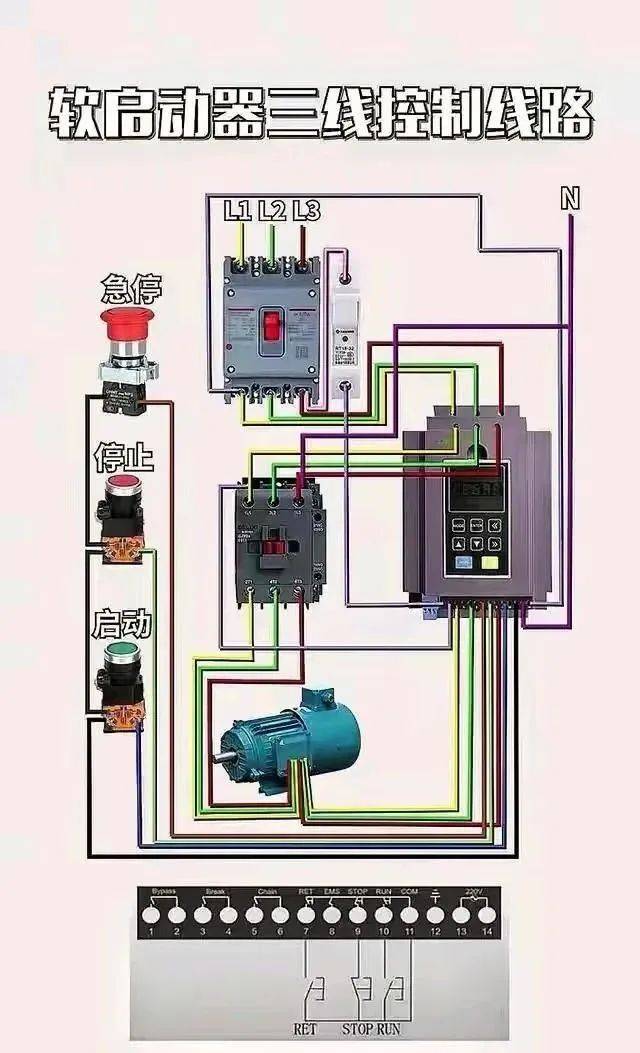熬夜整理的几十张高清电工接线图及其电工知识分享!建议收藏备用!