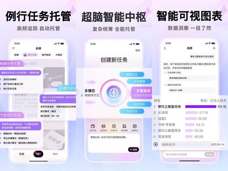 百度推出通用多智能体协作App心响 已上线超200个任务类型