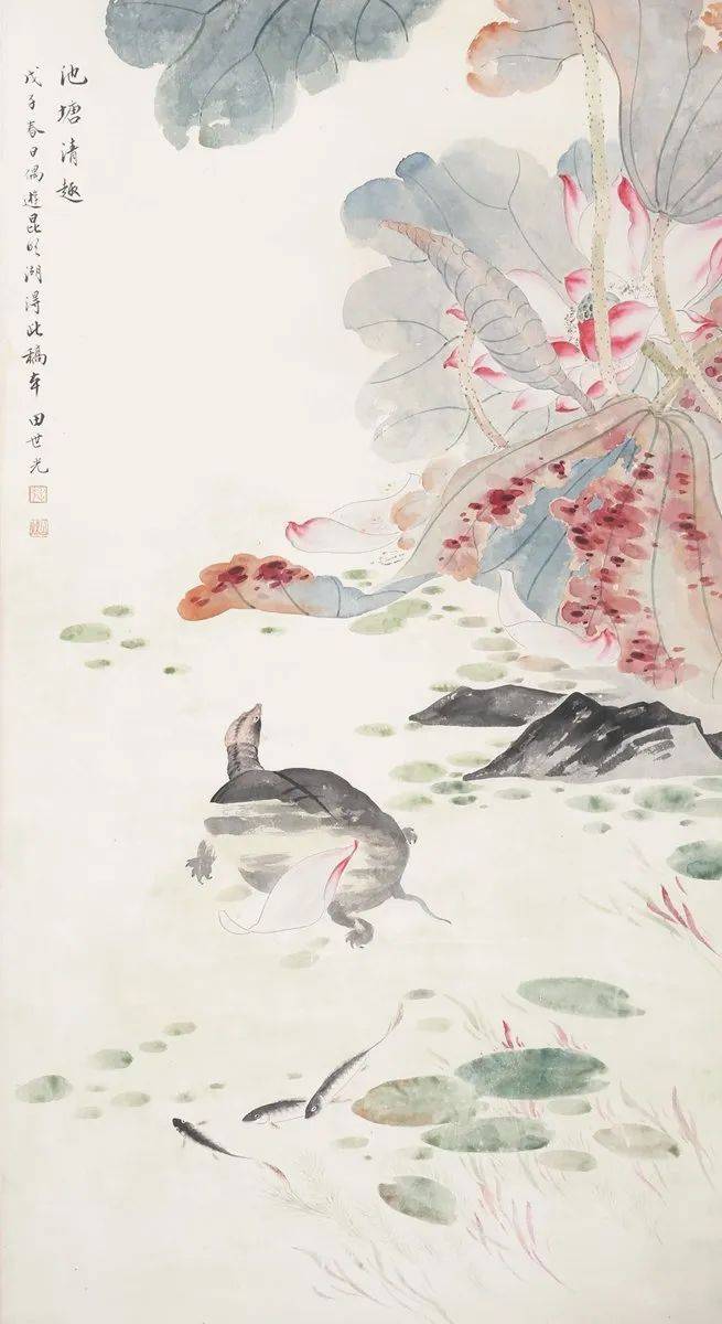 国画| 田世光笔下的小鱼儿，真快活！_搜狐网