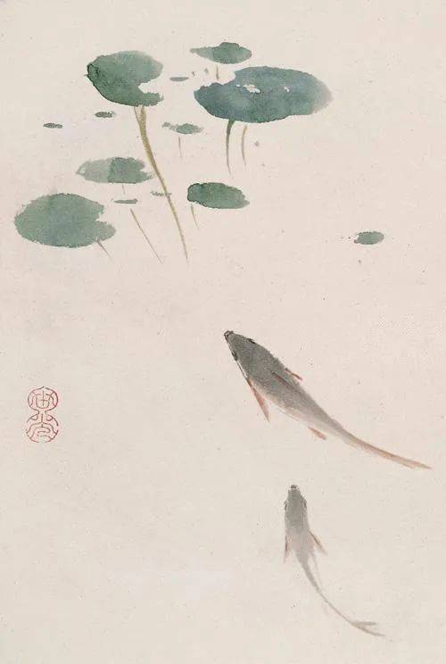 国画| 田世光笔下的小鱼儿，真快活！_搜狐网