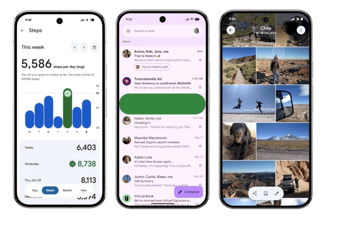 谷歌Android多年来最大更新:全新设计语言发布_操作系统_Gemini_Google