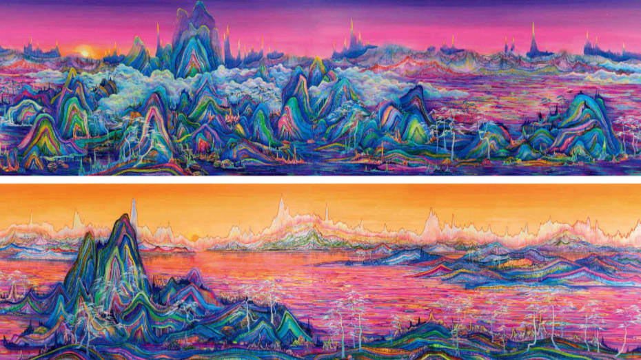 相馬千里画　美人画　保存箱　MA801 拍出3680万元的《千里江山图》，是又一场跨越千年的艺术对话_搜狐网