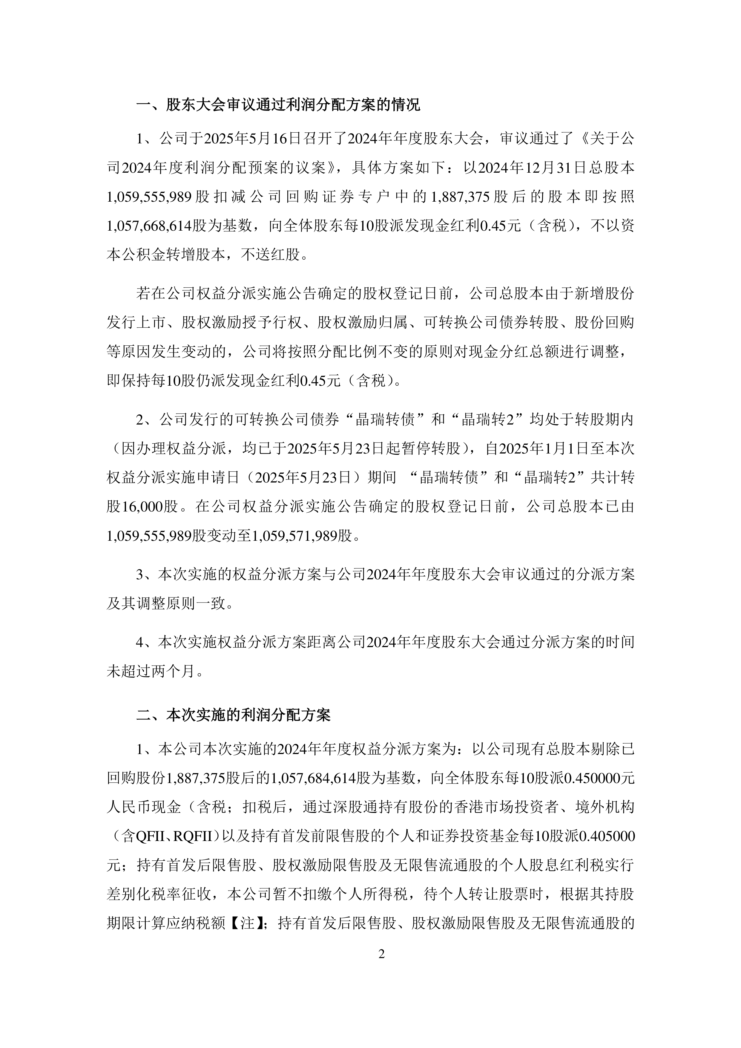 晶瑞股票行情