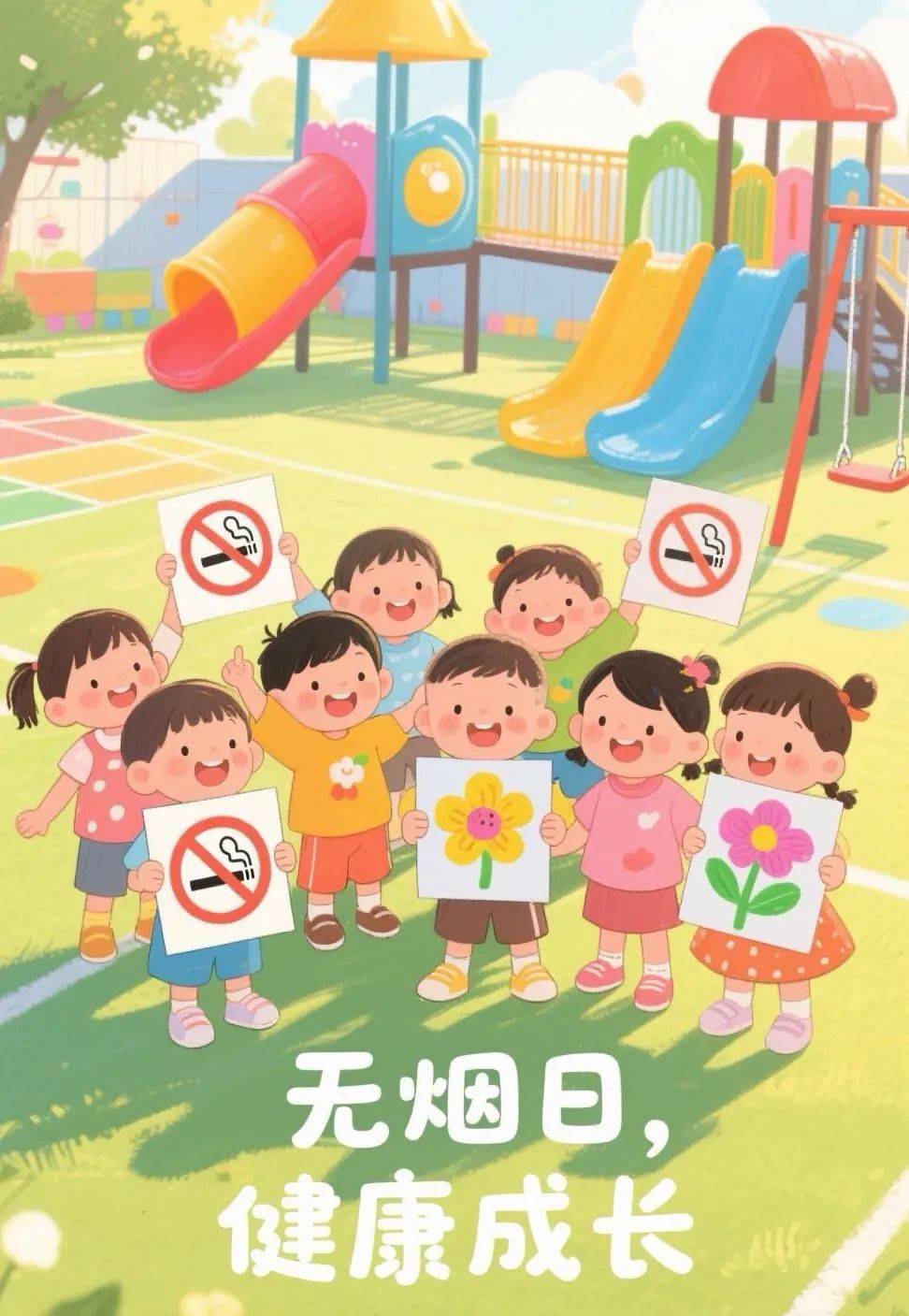 【学前教育宣传月特辑】小手筑防线 共护无烟蓝天