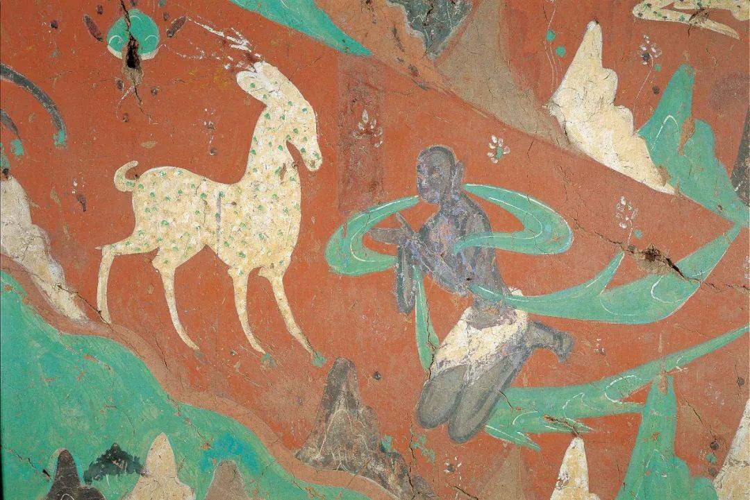 敦煌壁画中的一幅是__敦煌壁画的线