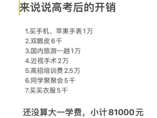 在大学入学评论之后，“富裕的第二代人”在互