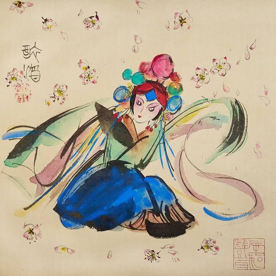 为台上的“有戏人生”墨笔传神 《好戏在后头》在沪举办_为台上的“有戏人生”墨笔传神 《好戏在后头》在沪举办_