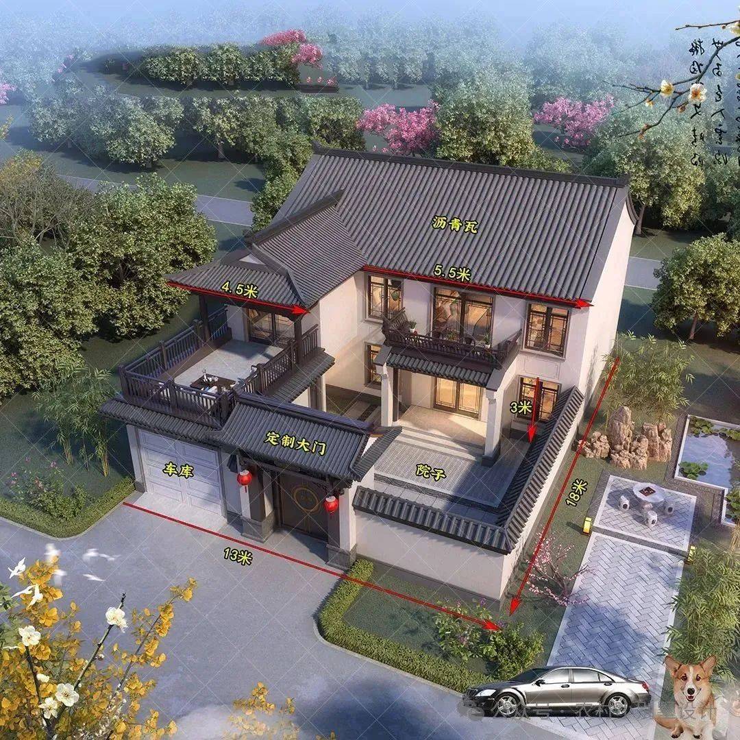 王者风范25款中式四合院,古色古香清幽雅致 藏尽东方对称之魂