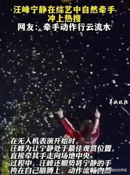 明星艺人分寸感_汪峰牵手宁静 森林北评论区沦陷_汪峰宁静亲密互动