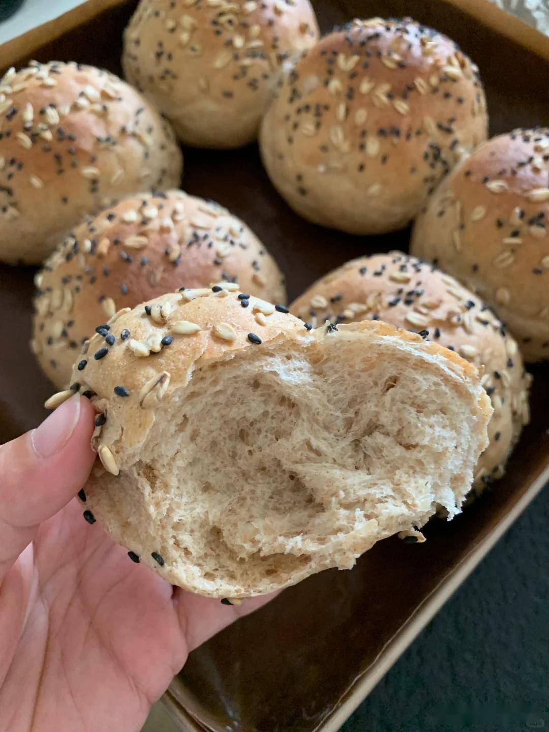 全麦面包糙嗓子?替换半份土豆粉,粗粮也拉丝