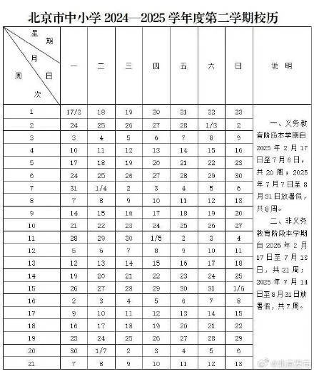 超长假期来啦！北京大中小学暑假时间公布