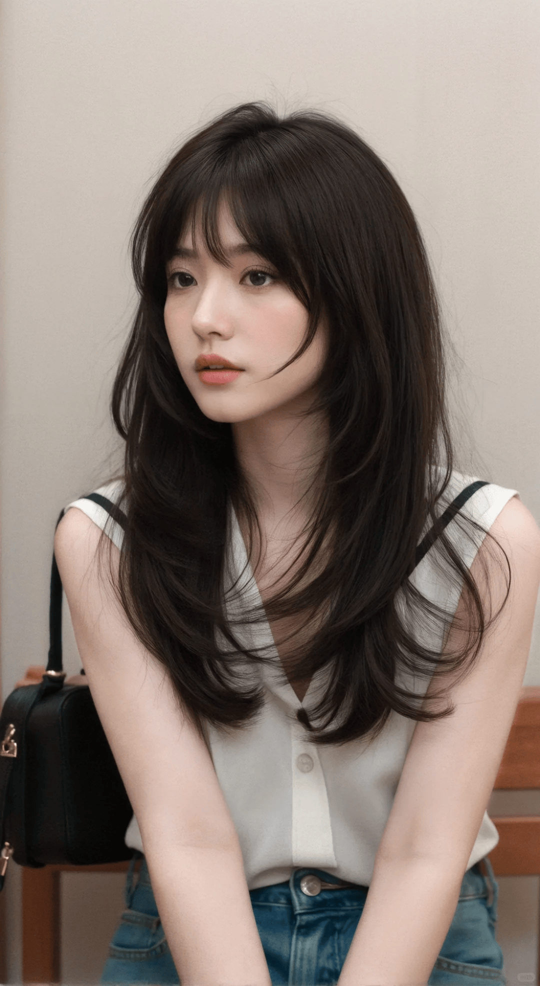 超好看的高层次发型,动感十足,自然柔美