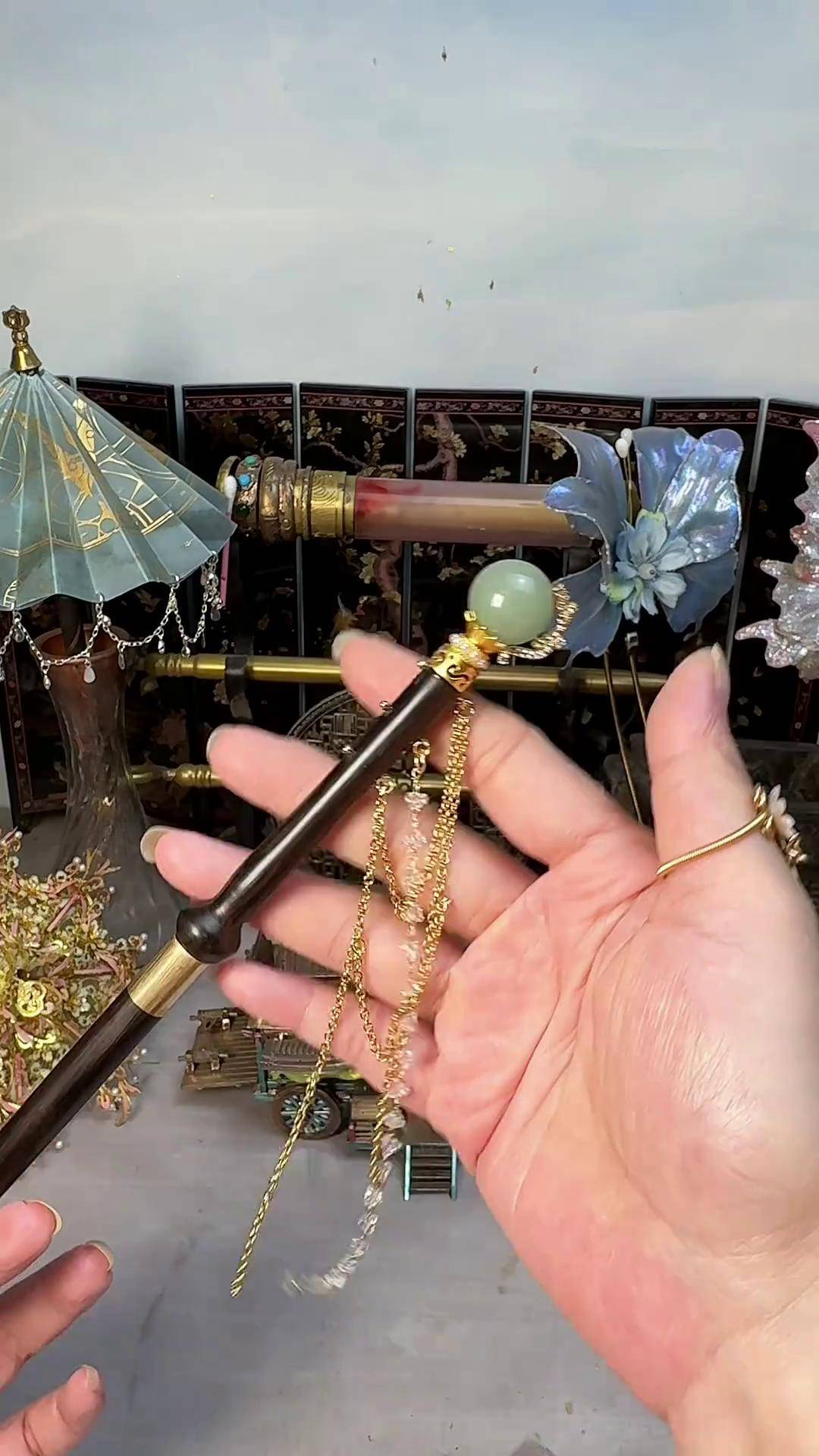 手工diy 暗器 藏剑簪 重生之我在现代做暗器