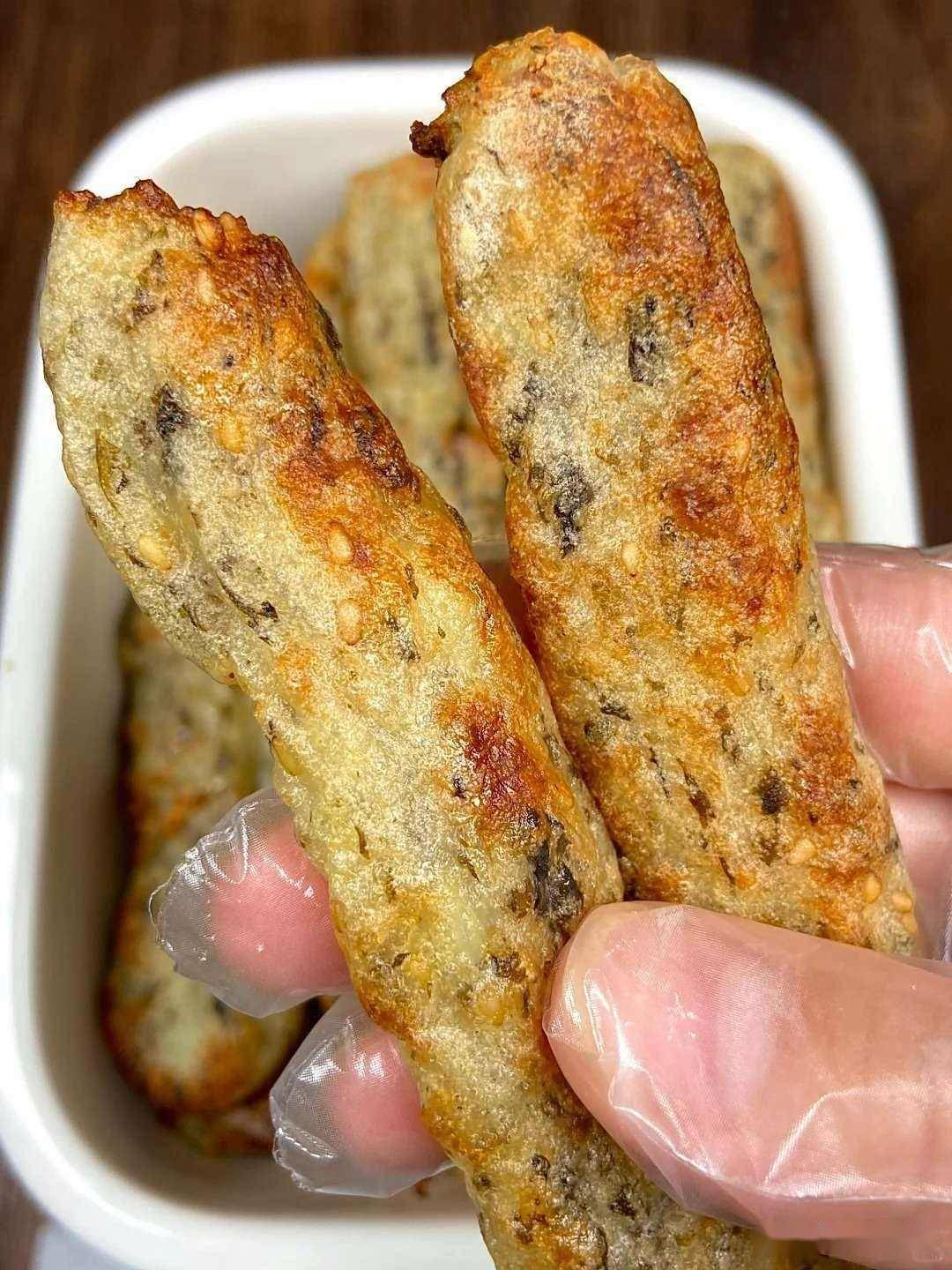 教你在家做海苔薯条酥脆软糯一出锅孩子就围上来不玩手机了