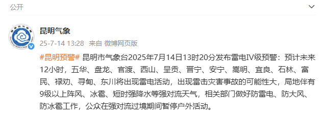 西山天气预报