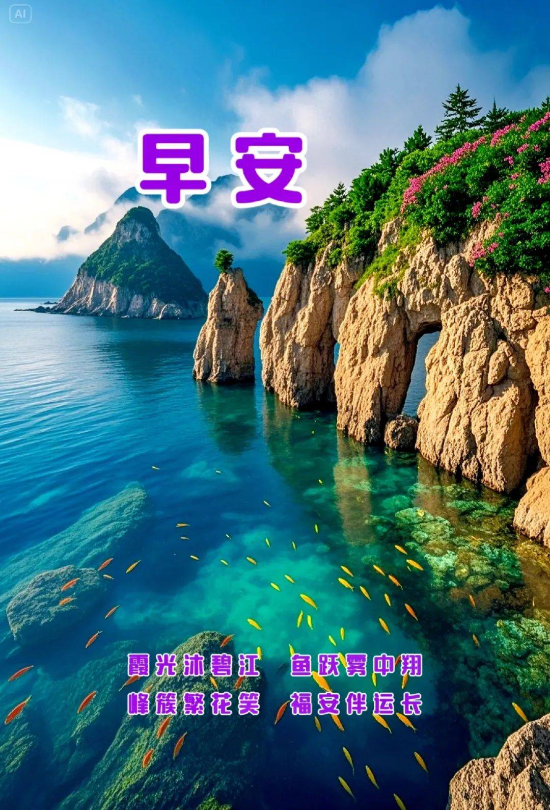 "108张早上好精选图片:唯美风景祝福问候美丽图片,早安吉祥,平安健康