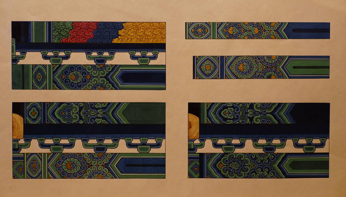 彩画千年见证中国古建筑的雕梁画栋之美观展