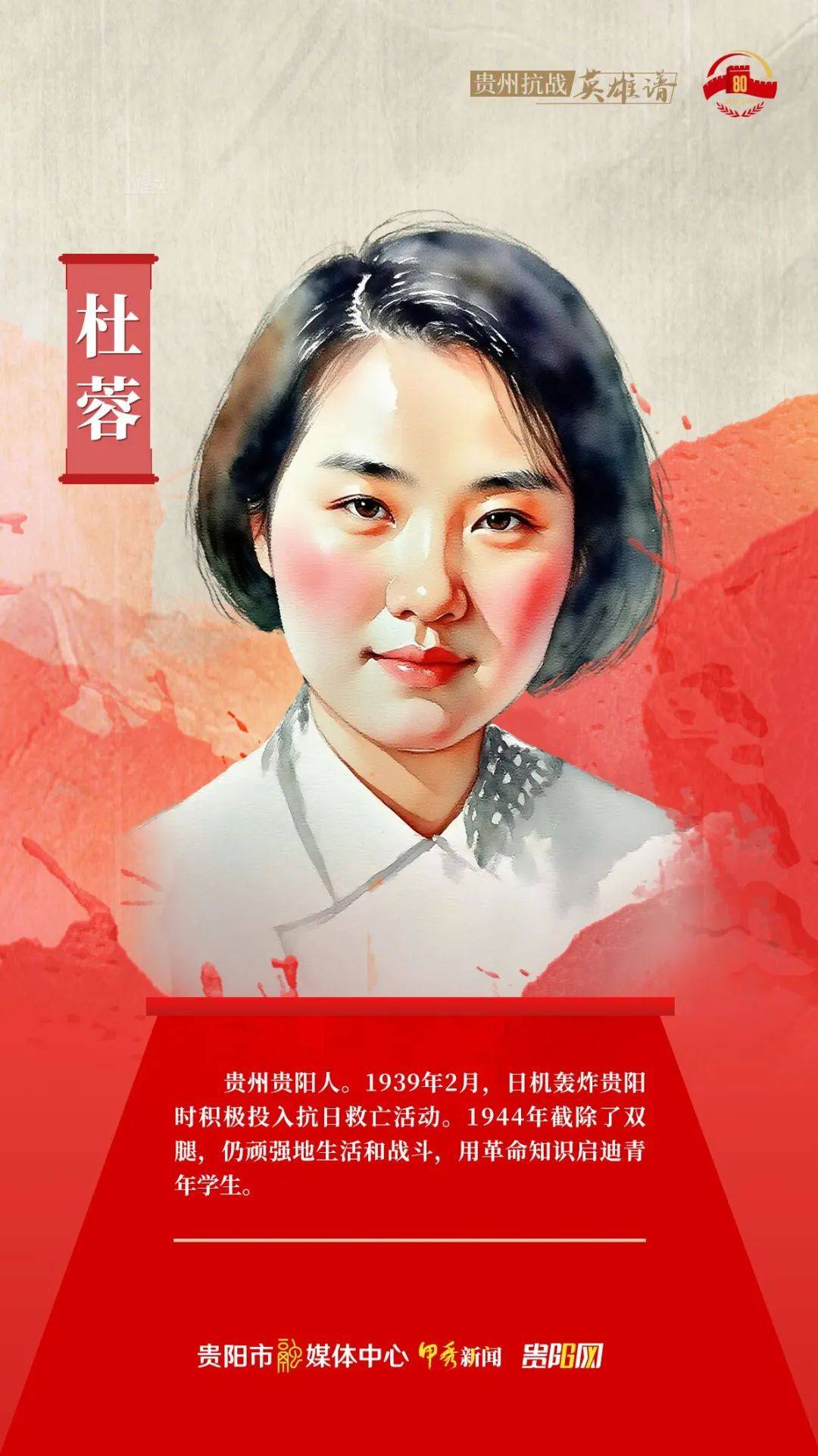铭记历史 缅怀先烈·贵州抗战英雄谱③