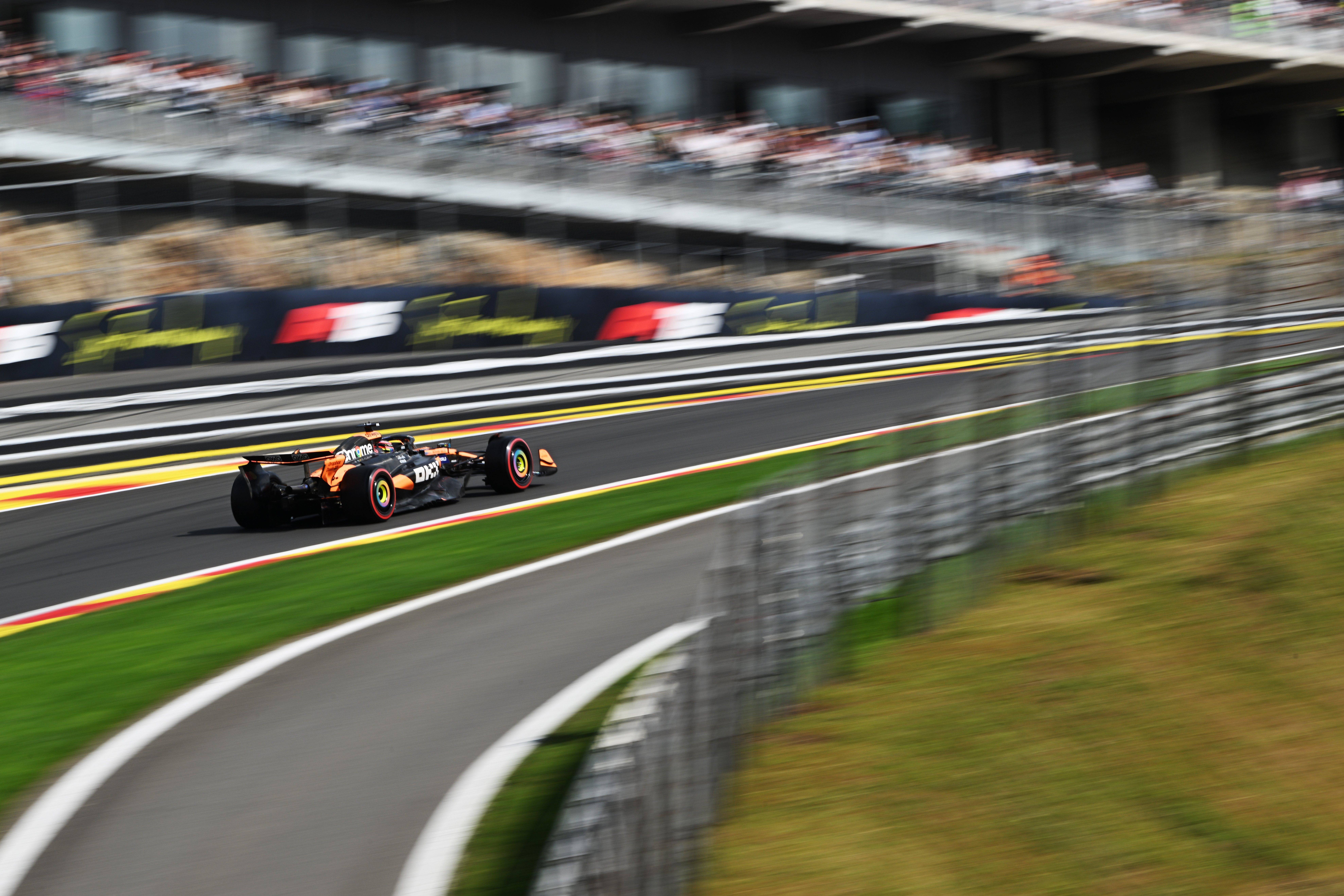 F1比利时大奖赛排位赛：诺里斯夺杆位，皮亚斯特里与勒克莱尔紧随其后