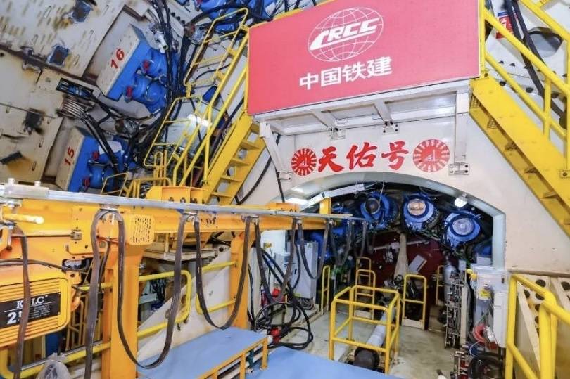 “天佑号”盾构机启动，广南联络线建设步入地下攻坚阶段