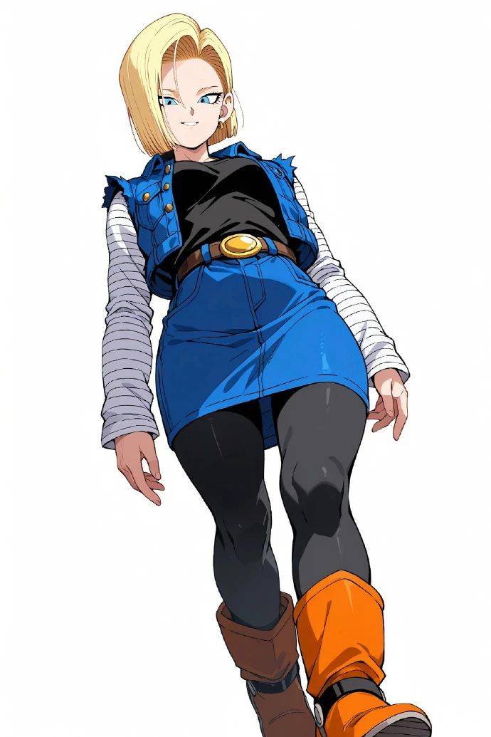 18号战斗状态,女神果然不一样