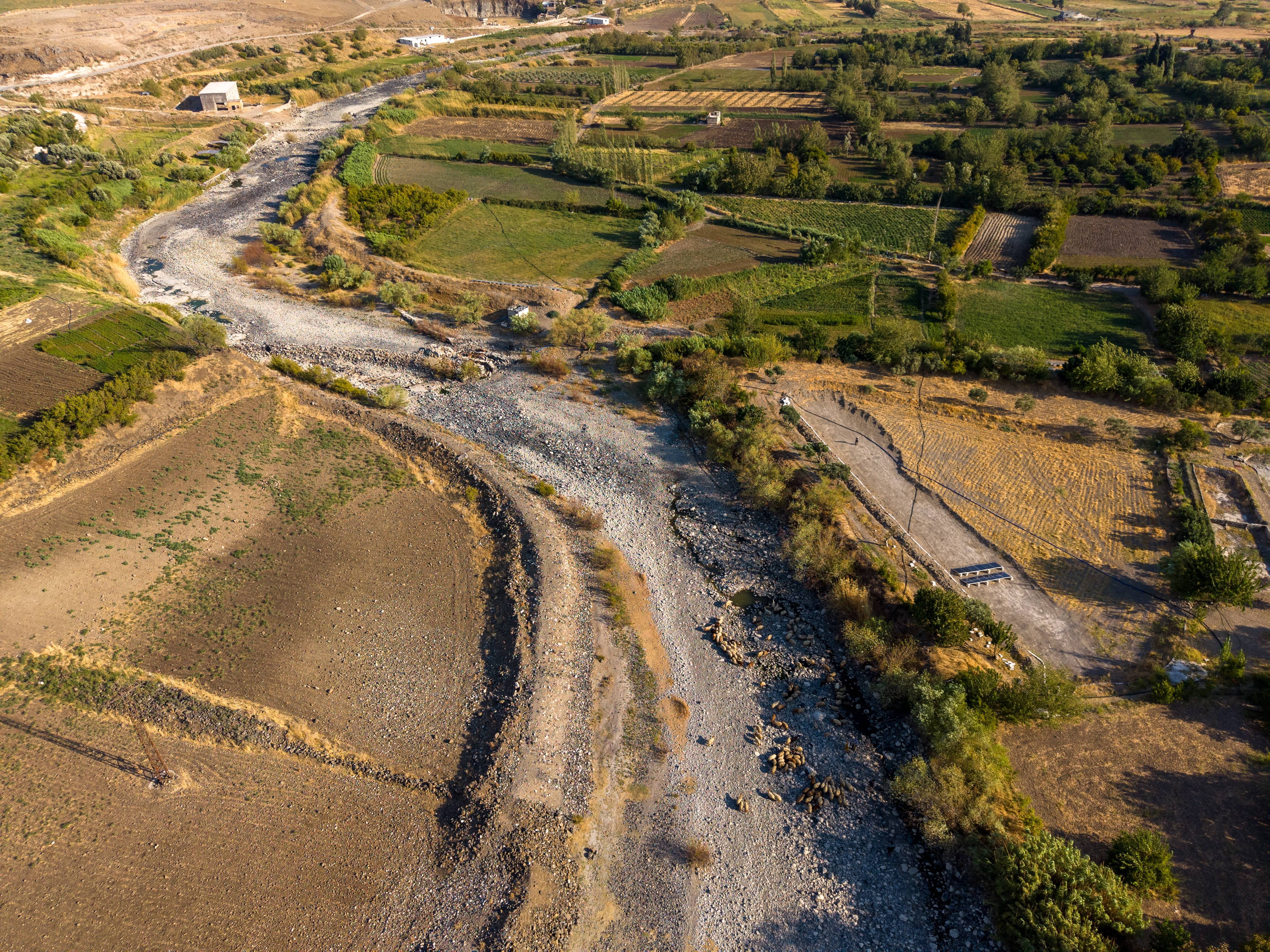 叙利亚:干涸的奥龙特斯河