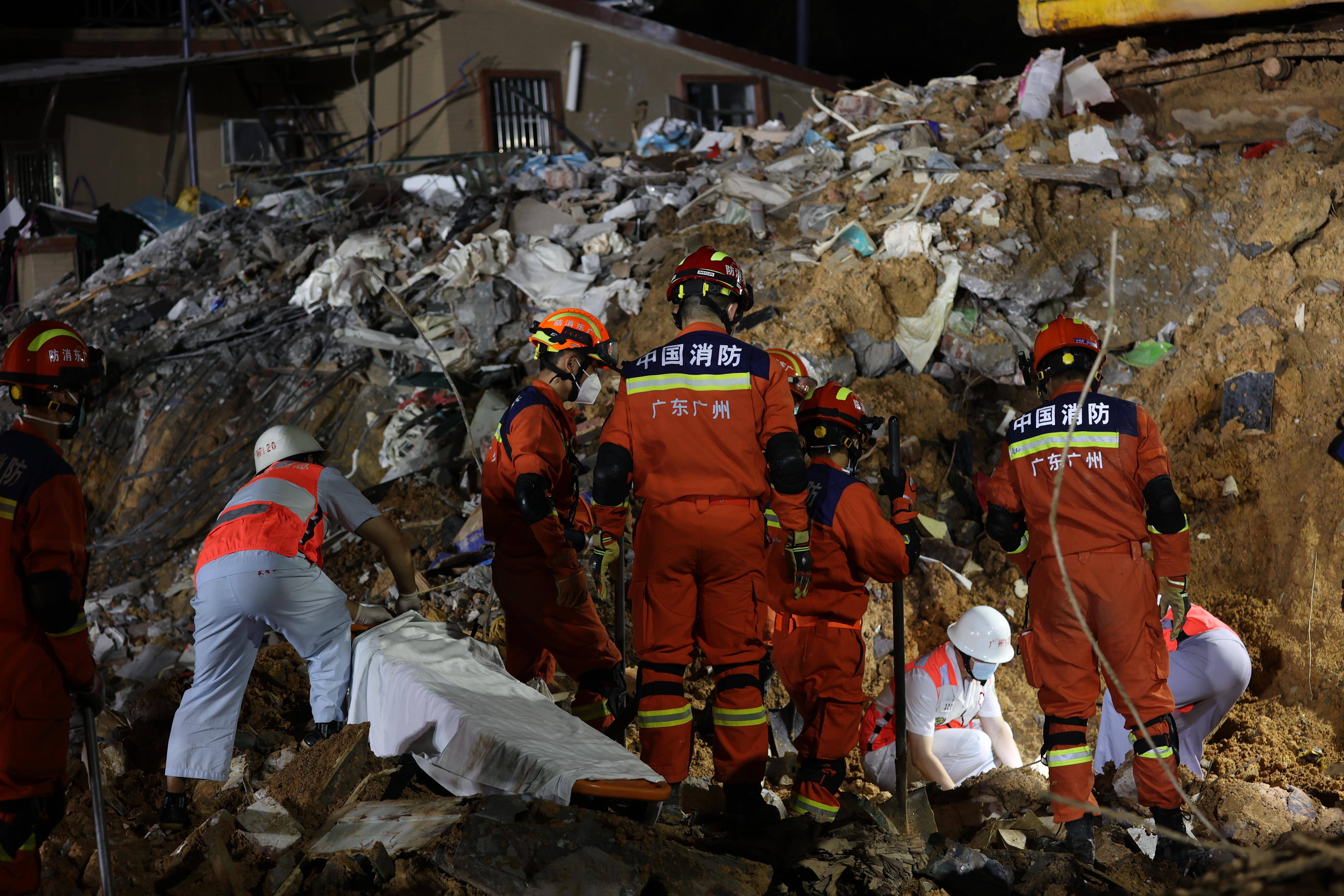 大源村山体垮塌现场搜救结束,7人遇难