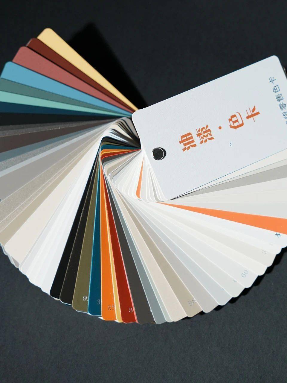 66色烤漆色卡,出门谈单携带很方便!