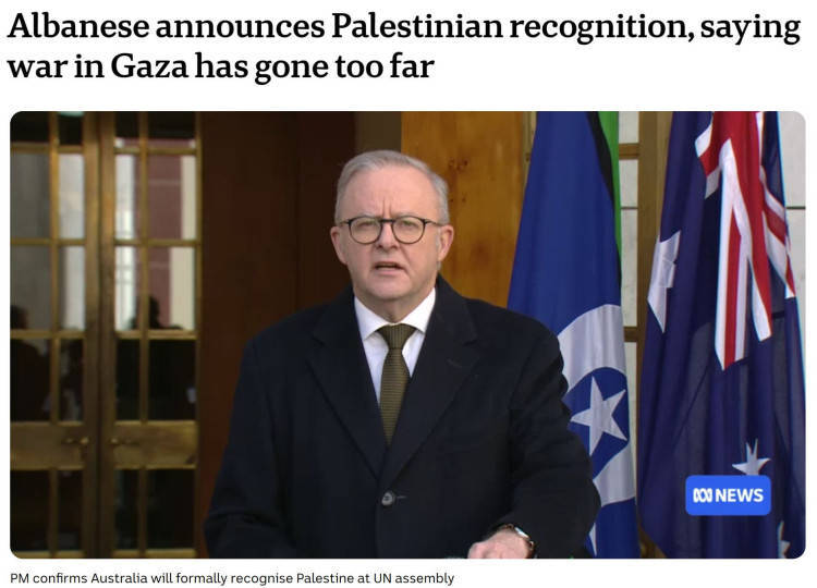 许多西方国家将承认巴勒斯坦国家。专家：这将