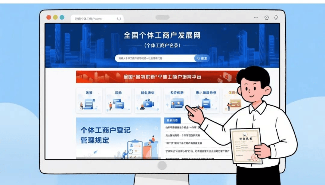 个体工商户建站
