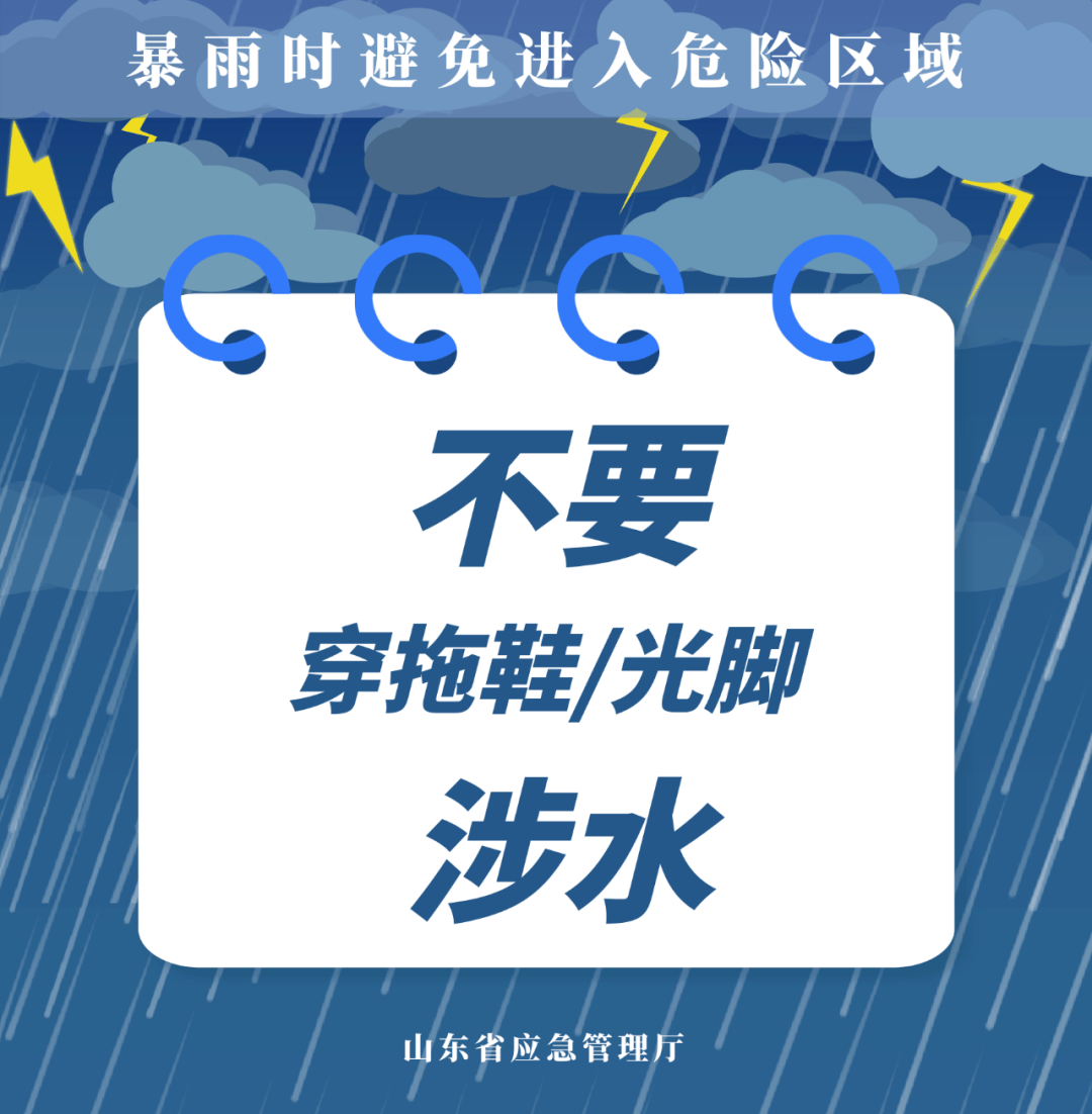【安全公开课】山东发布天气预警：未来三天强降雨+雷电大风来袭