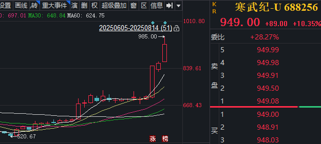 股价连涨，频繁预警！谁在“热炒”寒武纪？