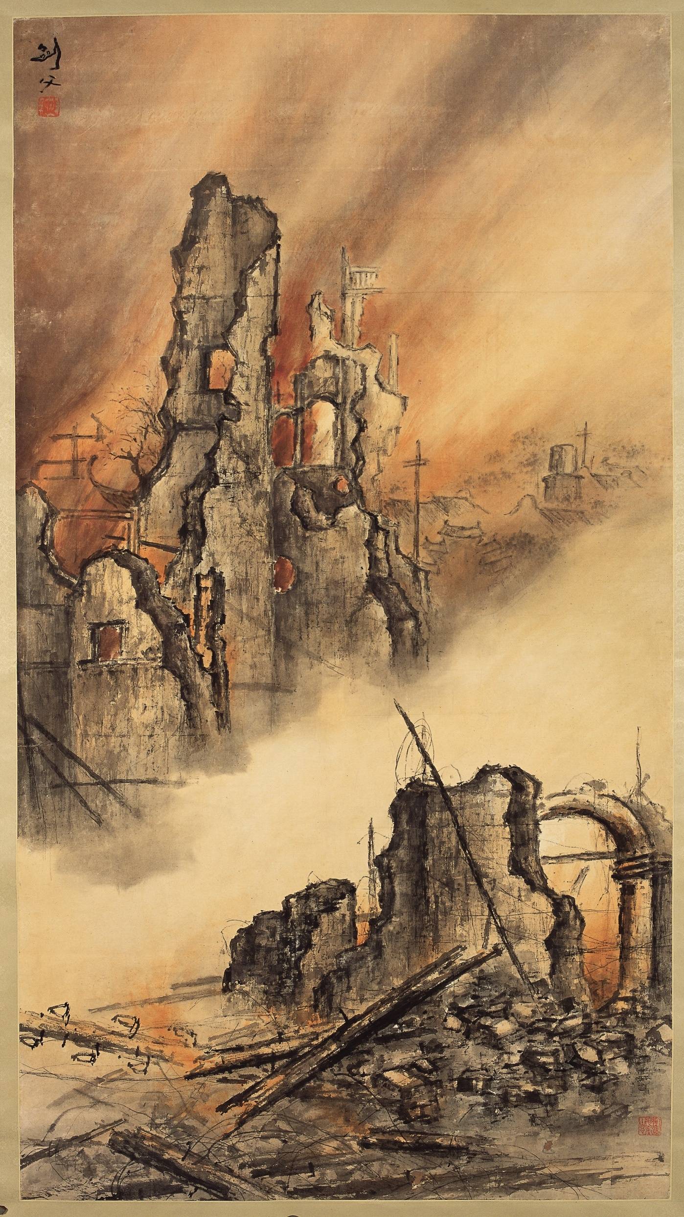 烽烟艺痕：抗战时期岭南美术的坚守与重塑 抗战中的岭南文艺