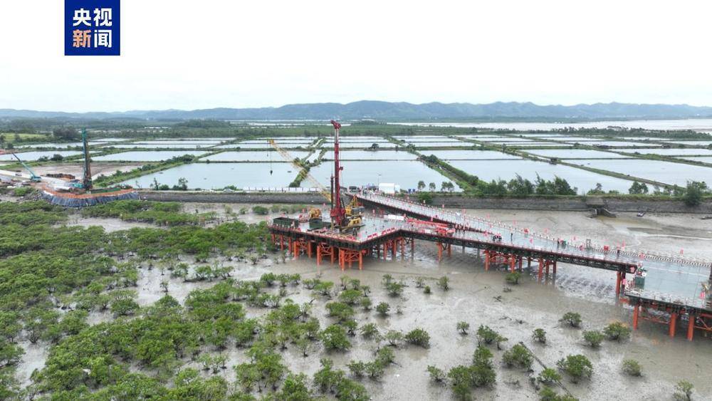 合湛高铁全线进入海上主体施工阶段 预计2028年底建成通车