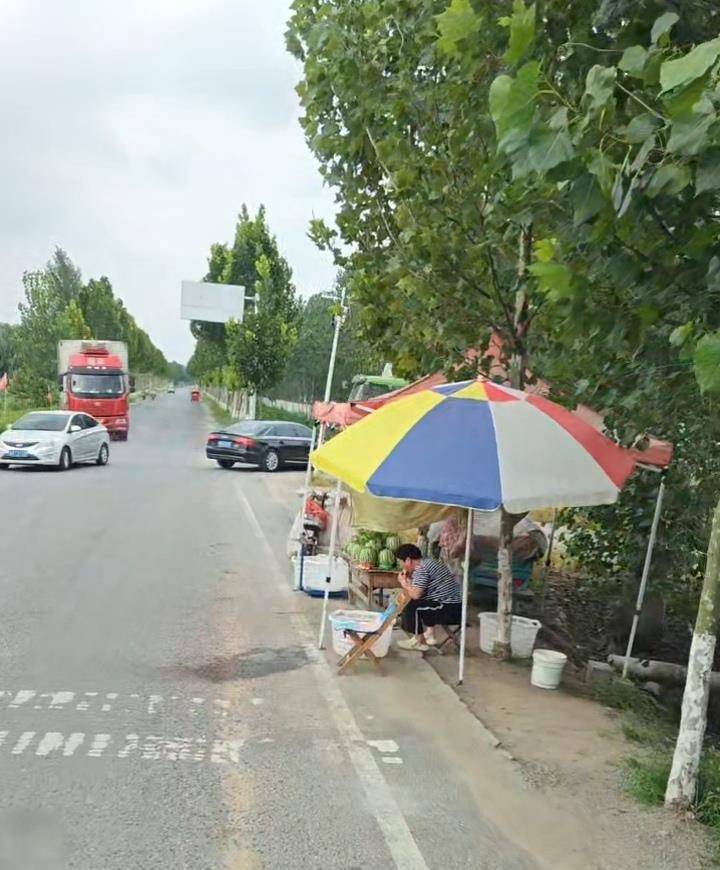 货车司机路边买西瓜忘付钱，往返15公里送还19.5元，卖瓜大姐：没事没事，忘了就算了