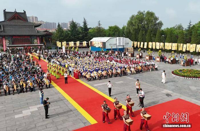 航拍“华人老家”山西洪洞大槐树乙巳年中元节祭祖大典