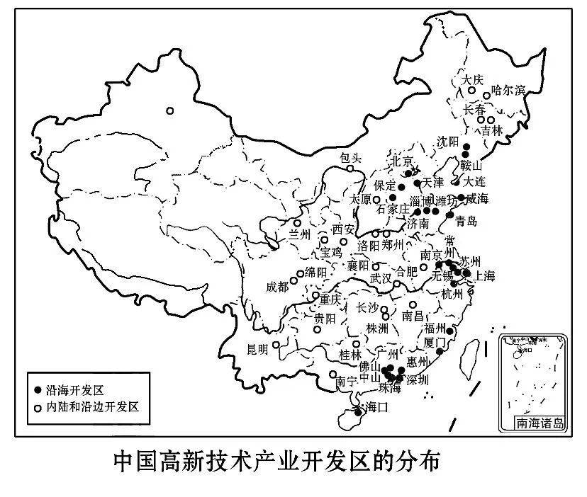 高考地理空白地图120张,收藏学习!