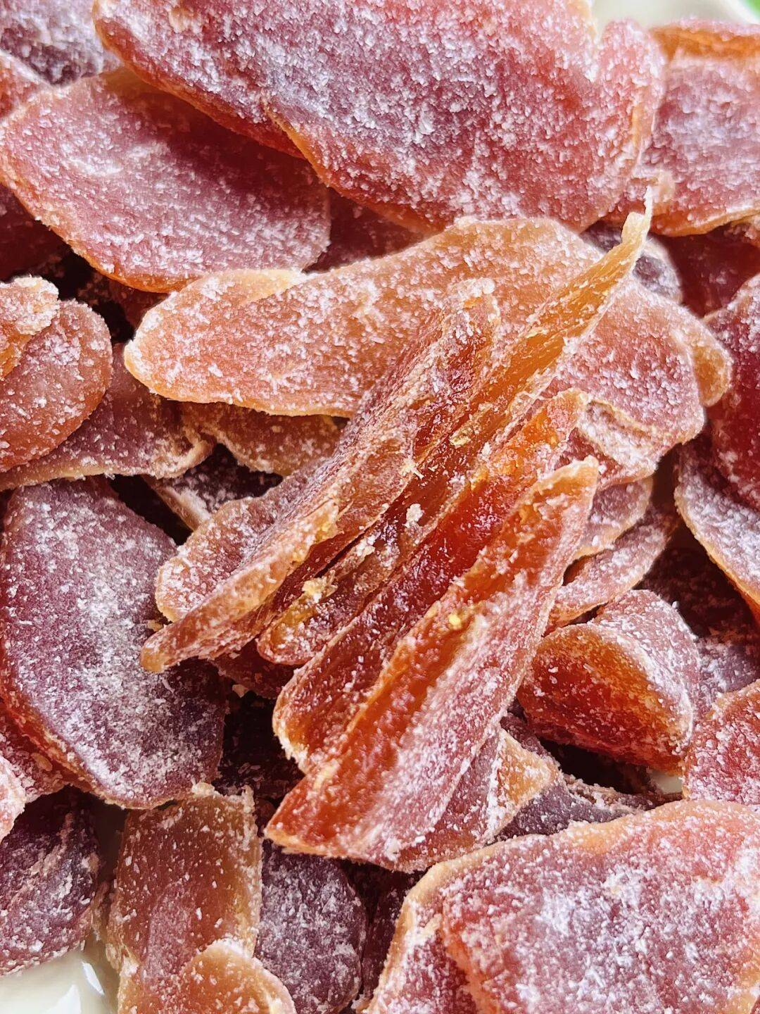 这是广东云浮特产用红糖陈醋和姜做成果干大概只有广东人知道这罐