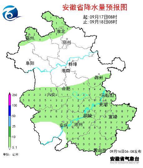 今天白天和夜里沿淮淮北有强对流天气 今天夜里至18日我省有一次大风降温过程