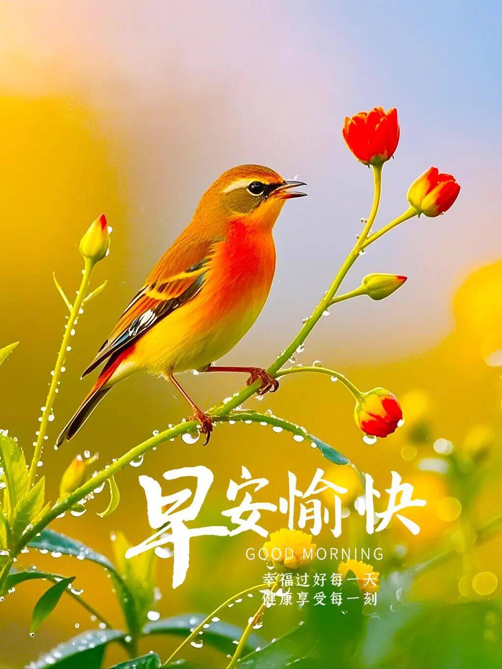 9月20日最漂亮早上好动态表情图片大全,早晨好动图美图大全