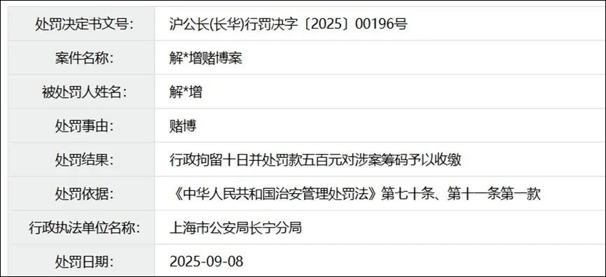 管理35亿元资金，基金经理酒店赌博被拘10天！他“请假”2周后返岗，被单位冻结权限、火速解聘