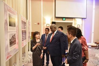 中国驻圭亚那大使馆举行庆祝中华人民共和国成立76周年招待会