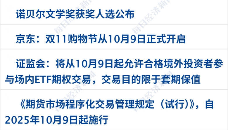 特朗普：加沙停火协议“非常接近达成”，本周末或去中东；美联邦政府继续停摆；国庆假期超24亿人次跨区域流动；国庆档电影票房破18亿丨每经早参