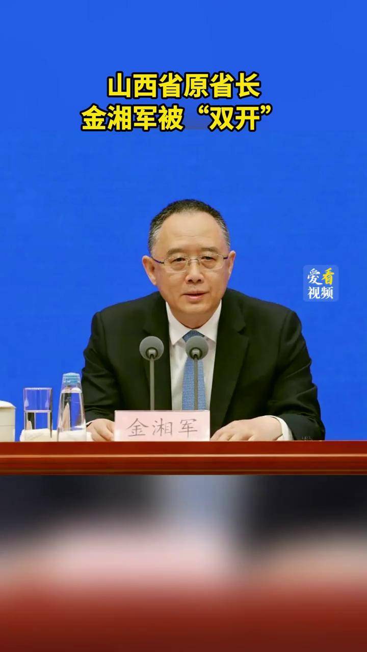 山西省原省长金湘军被"双开"