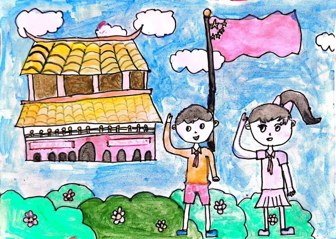 颂祖国,彩笔绘华章
